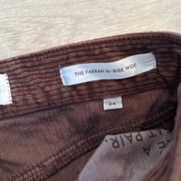 Denim Forum Brown Corduroy Pants - Picture 4 of 4